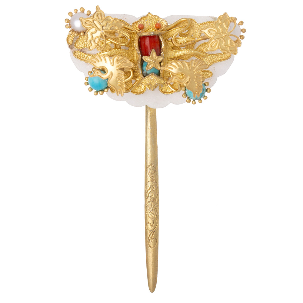Butterfly dwikkoji hair ornament