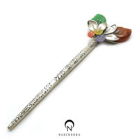 Silver binyeo hairpin (NASCHENKA Signature Binyeo)