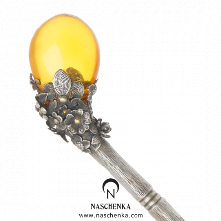 Amber binyeo hairpin