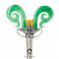 Amber binyeo hairpin (NASCHENKA Signature Binyeo)