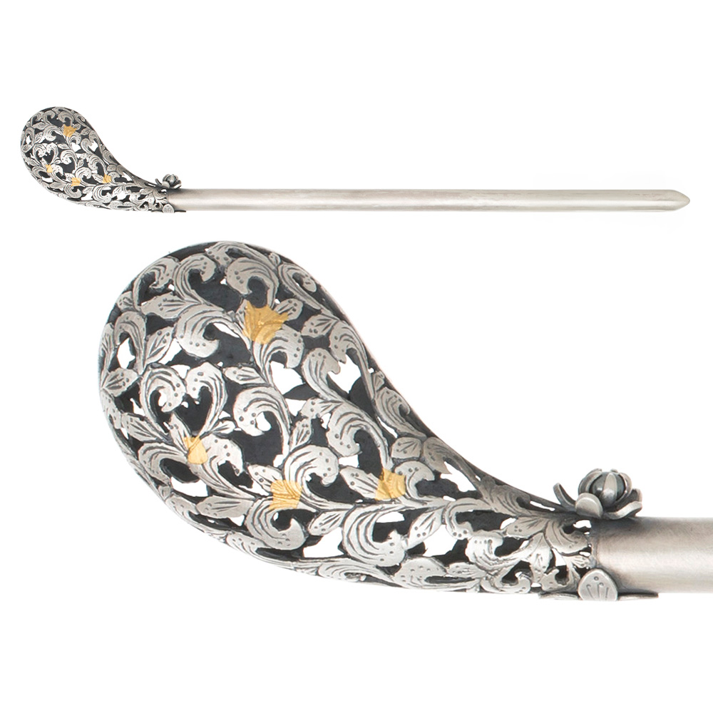 Silver binyeo hairpin (NASCHENKA Signature Binyeo)