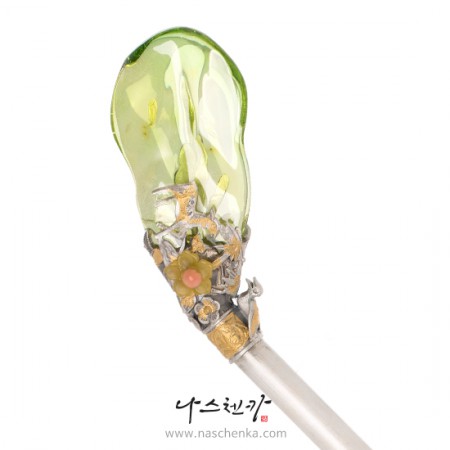 Amber binyeo hairpin