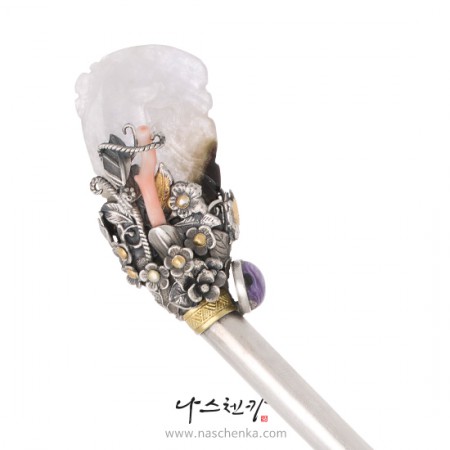 Lavender jade binyeo hairpin