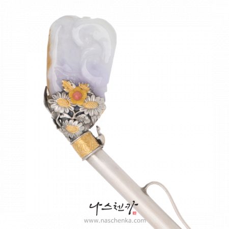 Lavender jade binyeo hairpin