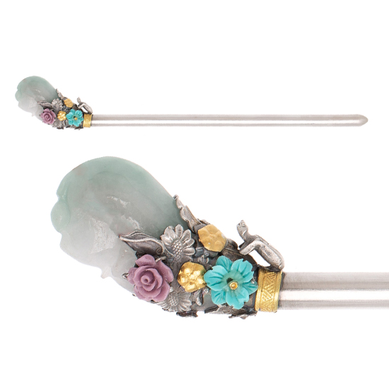 Jade binyeo hairpin