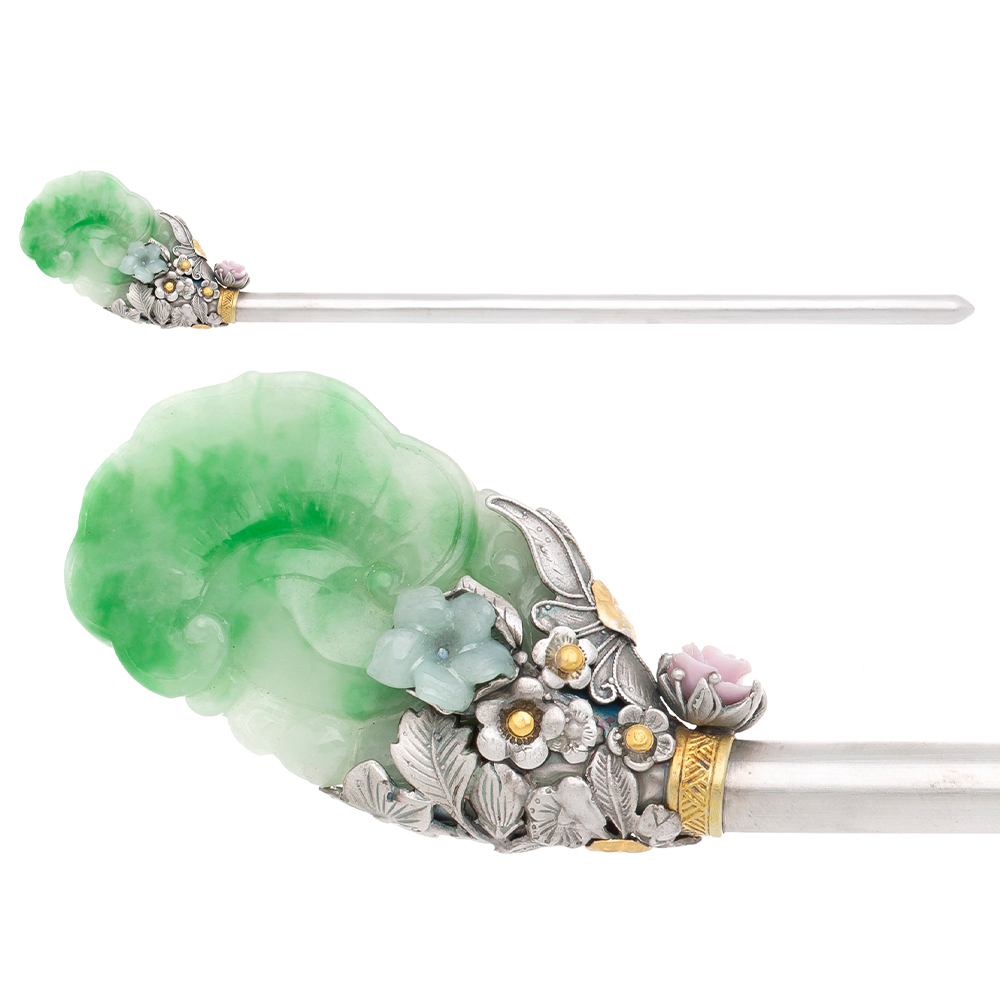 Jade binyeo hairpin (NASCHENKA Signature Binyeo)