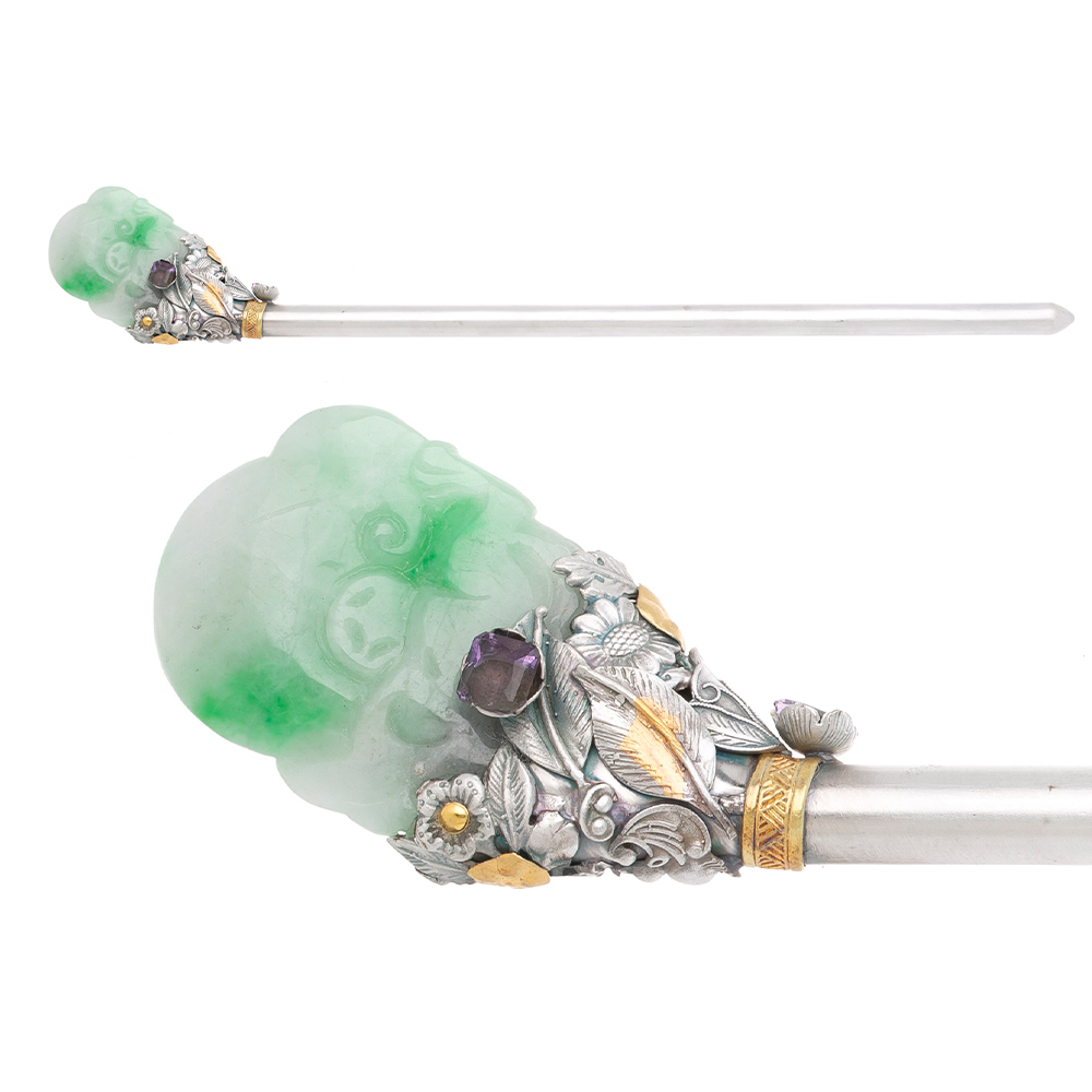 Jade binyeo hairpin (NASCHENKA Signature Binyeo)