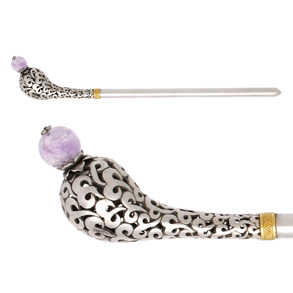 Silver binyeo hairpin (Minimal Silver Binyeo)