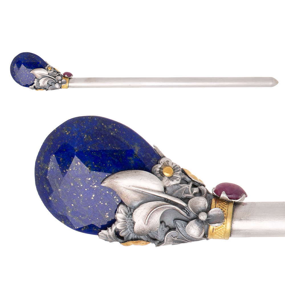 Silver binyeo hairpin (NASCHENKA Signature Binyeo)