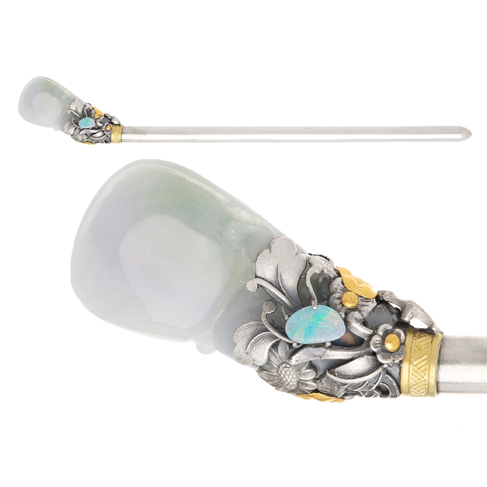 Jade binyeo hairpin (NASCHENKA Signature Binyeo)
