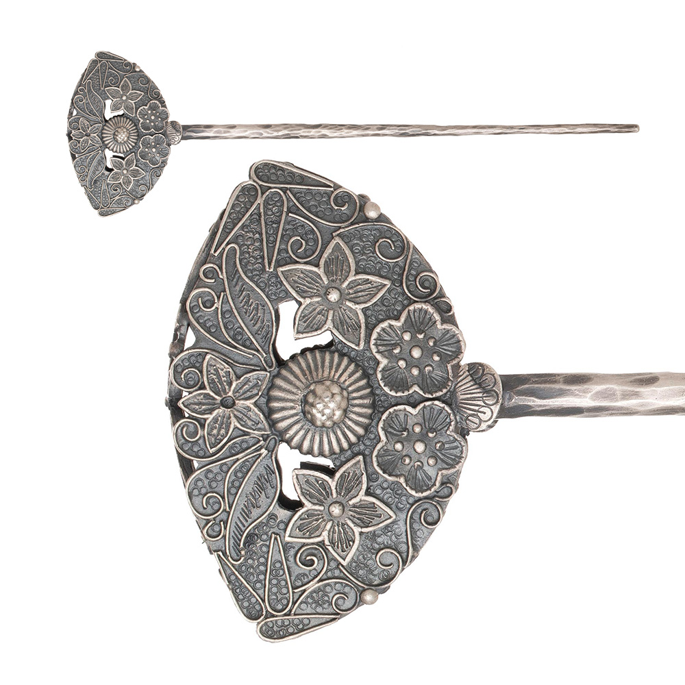 Silver binyeo hairpin (Minimal Silver Binyeo)