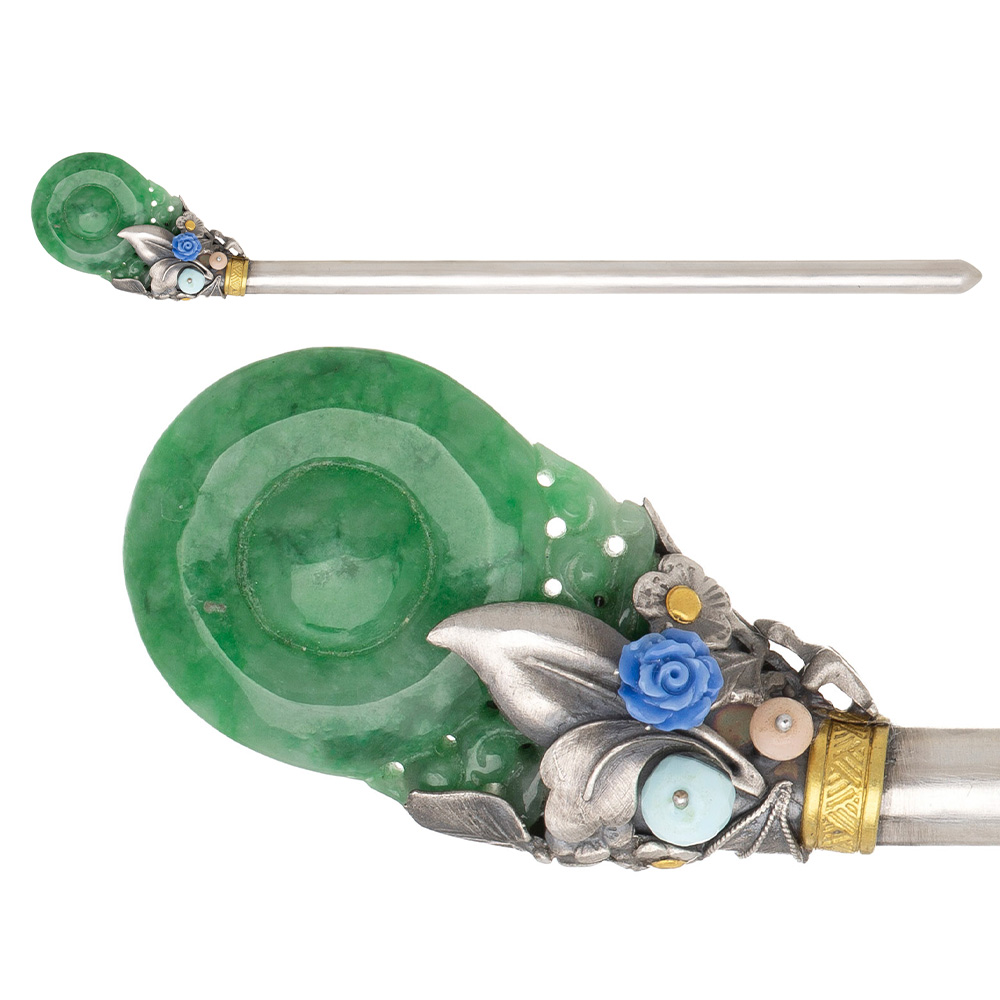Jade binyeo hairpin (NASCHENKA Signature Binyeo)