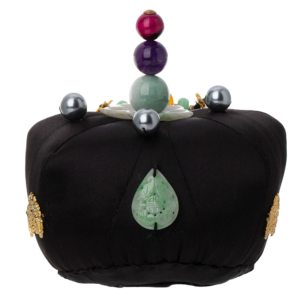 Amber jade jokduri bridal crown