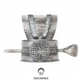 Silver sangtugwan topknot cover